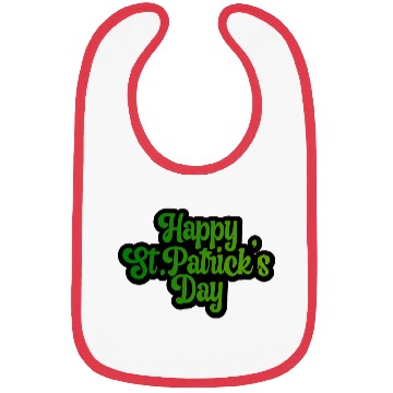 Discover StPatricks day quote Typography Bibs
