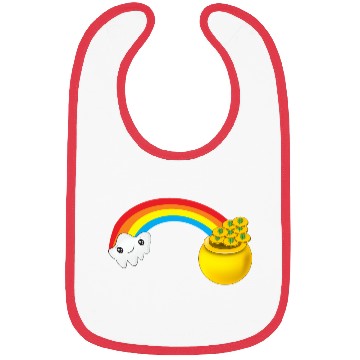 Discover Patricks Day Rainbow with Bibs