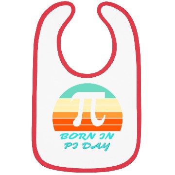 Discover Cool Born On PI Day Bibs