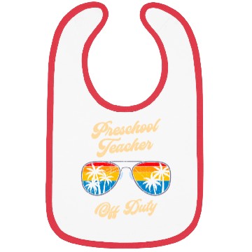 Discover Preschool kindergarten educator off duty teacher Bibs