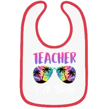 Discover Teacher off duty Teacher on holiday Teacher Bibs