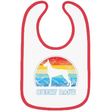 Discover Great Dane Vintage Design Dog Bibs
