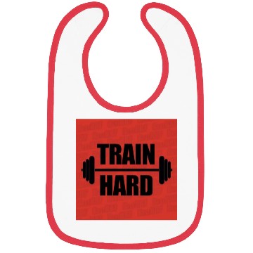 Discover Train hard in the gym Bibs