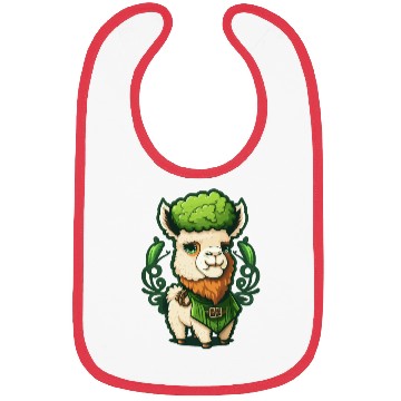 Discover Sweet St Patrick's Day Lama Bibs