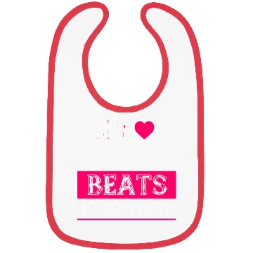 Discover My heart only beats for her Bibs