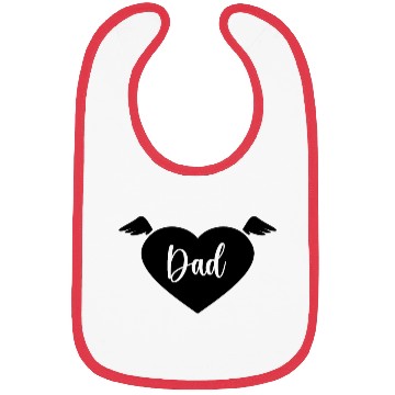 Discover Dad black version Bibs