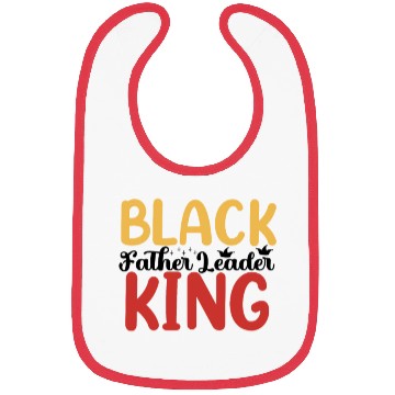 Discover Black Father Leader King Bibs