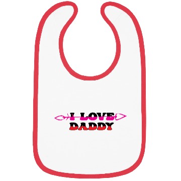 Discover I Love Daddy Bibs