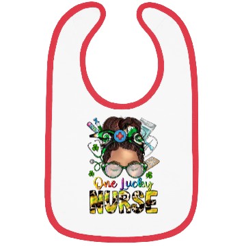Discover One Lucky Nurse Mama Bibs
