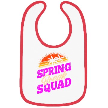 Discover Spring Break Squad Vacation Friends Spring Break Bibs