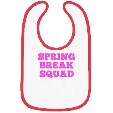 Discover Spring Break Squad Summer Vacation Spring Break Bibs