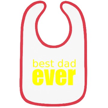 Discover best dad ever - retro Bibs green - fathers day -