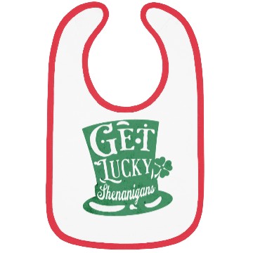 Discover Get Lucky shenanigans Bibs