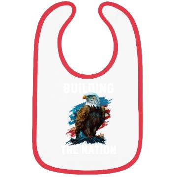 Discover Building the Nation American Bald Eagle America Bibs