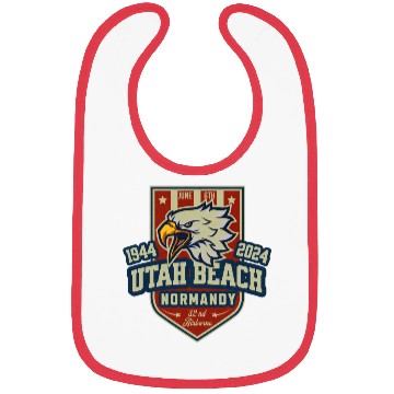 Discover Utah Beach Normandy D DAY 80 th anniversary Bibs