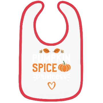 Discover Pumpkin Spice Princess - Pumpkin Bibs