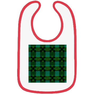 Discover Green and Yellow Tartan A Modern Take Bibs