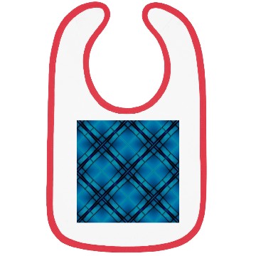 Discover Elevate Your Style with the Blue Tartan Pattern T- Bibs
