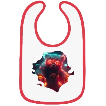 Discover Cool Mecha Grizzly with Cyborg Steampunk Style Bibs