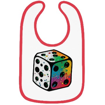 Discover Abstract dice Bibs