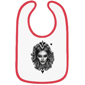 Discover Playing Card Design - Hearts Bibs