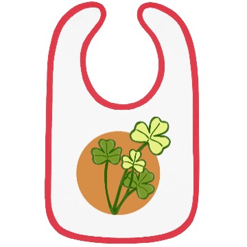 Discover Four Leaf Shamrock Bibs
