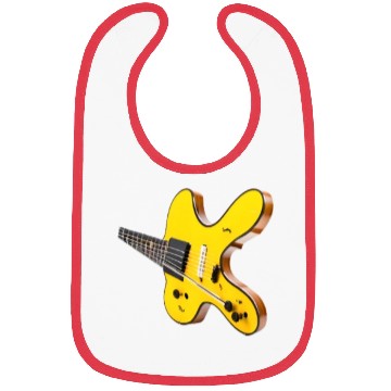Discover yellow tilted guitar Bibs