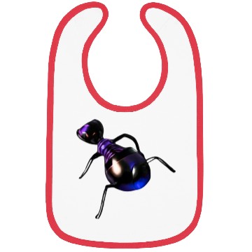 Discover purple robot ant Bibs