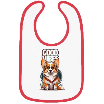 Discover Corgi Good V Bibs