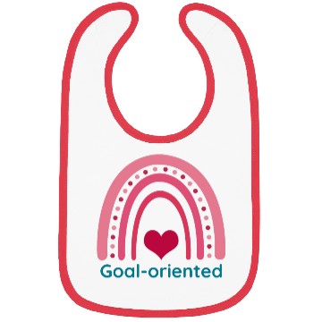 Discover Goal oriented Viva Magenta Boho Rainbow Bibs