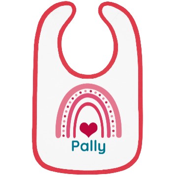 Discover Pally Viva Magenta Boho Rainbow Bibs