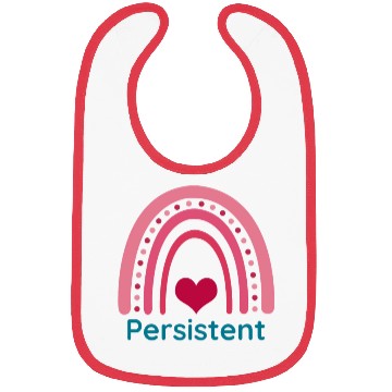 Discover Persistent Viva Magenta Boho Rainbow Bibs