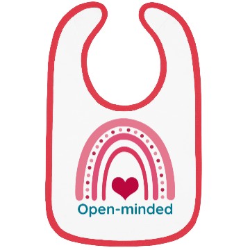 Discover Open minded Viva Magenta Boho Rainbow Bibs