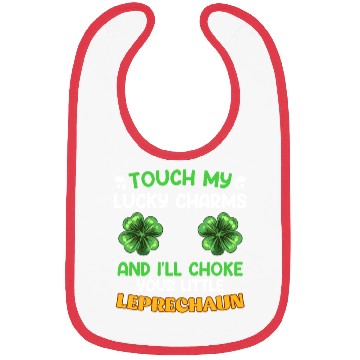 Discover Funny St. Patrick's Day saying Lucky Charms Bibs