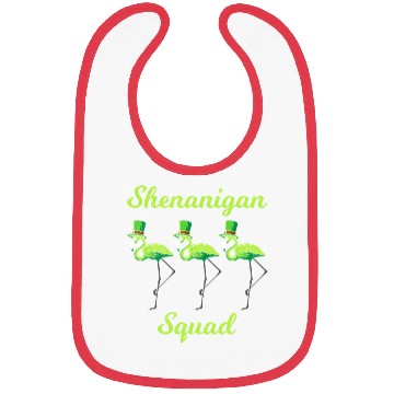 Discover Shenanigans Squad St Patrick's Day Bibs