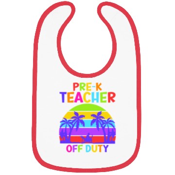 Discover Preschool Kindergarten Teacher off duty teacher Bibs