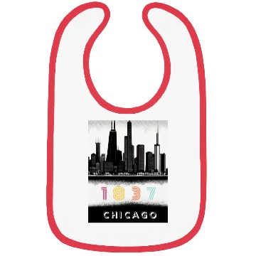 Discover Chicago Skyline Bibs