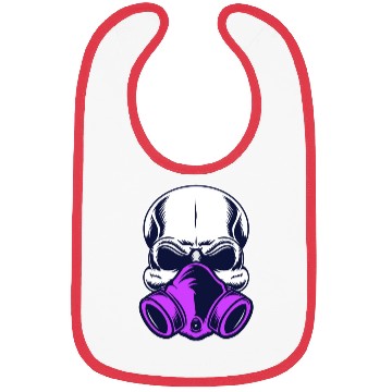 Discover Terrifying skull Bibs