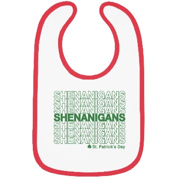 Discover Shenanigans St Patricks Day Bibs
