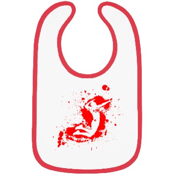 Discover Volleyball Spike Man Red Bibs