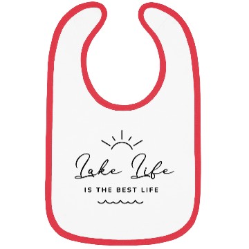 Discover Lake Life Minimalist Design Bibs