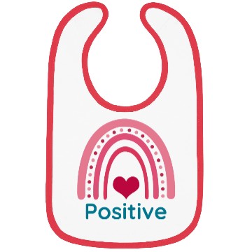 Discover Positive Viva Magenta Boho Rainbow Bibs