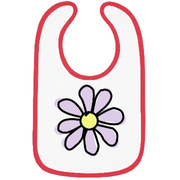 Discover Lavender Flower Bibs