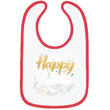Discover Happy Easter Motif Easter Eggs Funny Easter Bunny Bibs