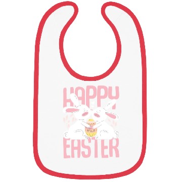 Discover Happy Easter Motif Easter Eggs Funny Easter Bunny Bibs