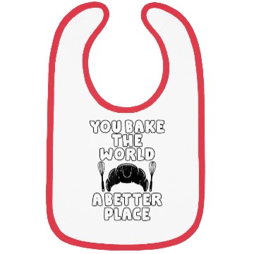 Discover bake the world a better place Cooking Bibs