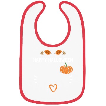 Discover Happy Halloween - Pumpkin Bibs