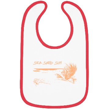 Discover Sea, Sand And Sun Bibs