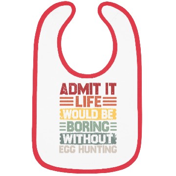 Discover Happy Easter Motif Easter Eggs Funny Easter Bunny Bibs