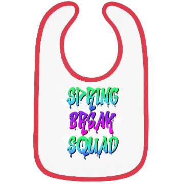 Discover Spring Break Squad Summer Vacation Spring Break Bibs